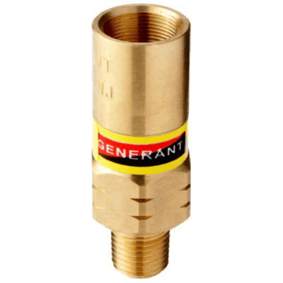 Generant Cryogenic Relief Valve, Series Brass CRV